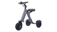 Charger l'image dans la visionneuse de la galerie, Trottinette électrique pliable pour senior YĒYĒ TWIST bleu ciel avec assise ergonomique
