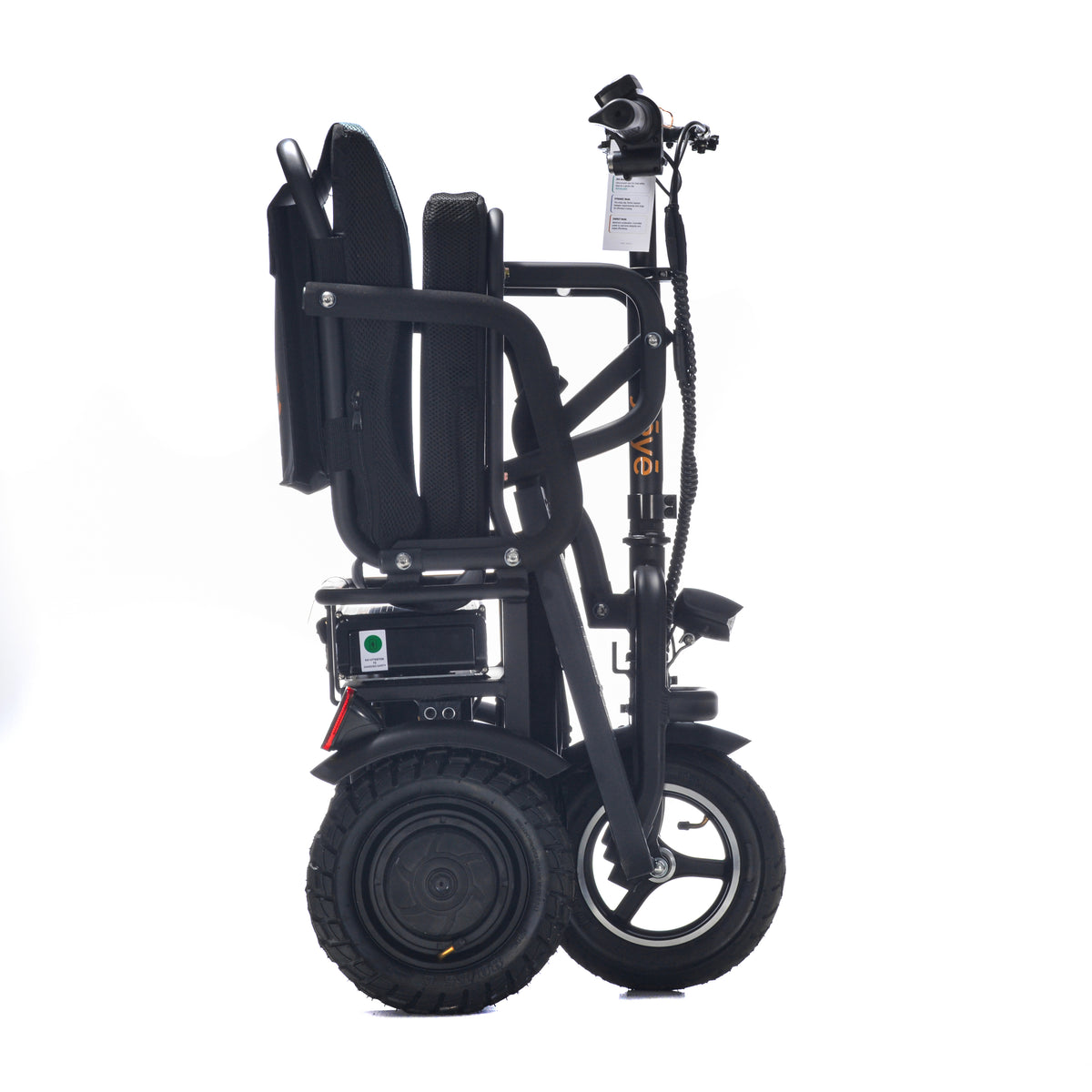 Système de pliage central et double motorisation 2x350W de la trottinette électrique 3 roues YĒYĒ POP