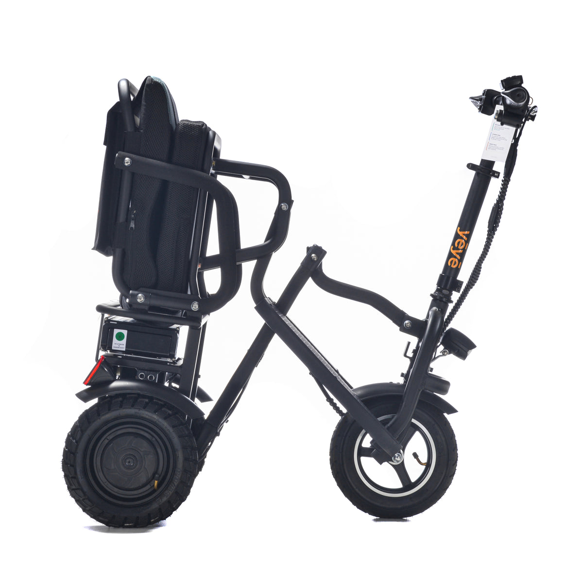 Poste de pilotage ergonomique de la trottinette électrique 3 roues avec selle YĒYĒ POP Pliable